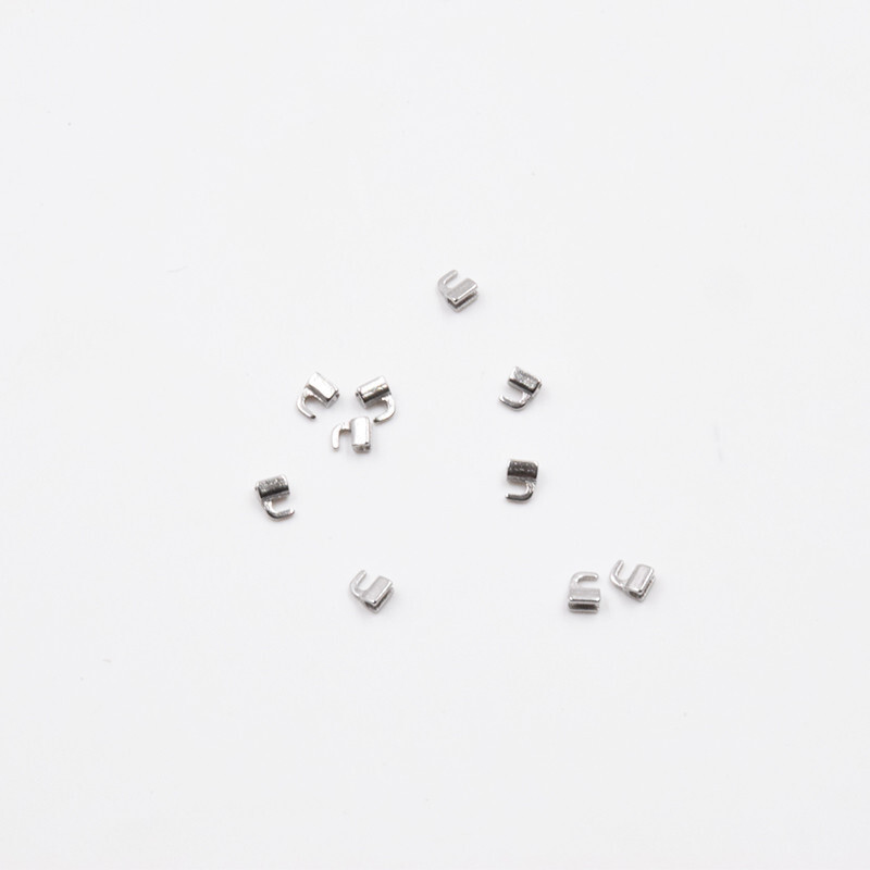 10Pcs Dental Orthodontic Stainless Steel Crimpable Hook Sliding Split Stops Type