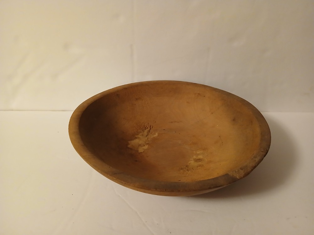 Antique Three Handturned Bowls