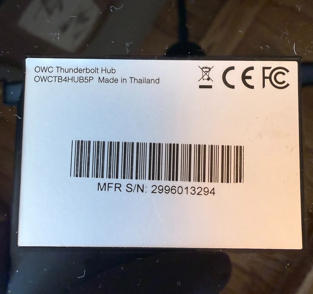 OWC Thunderbolt 4 Powered Hub