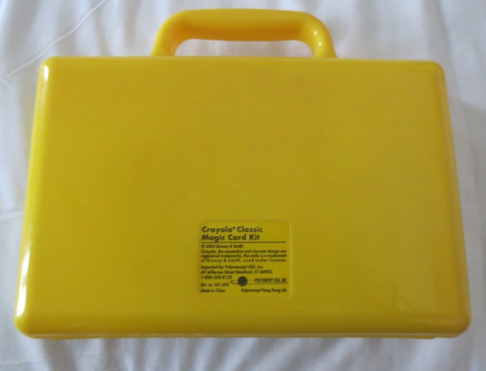 Crayola Classic Magic Card Kit + Storage box 2004 NWOT