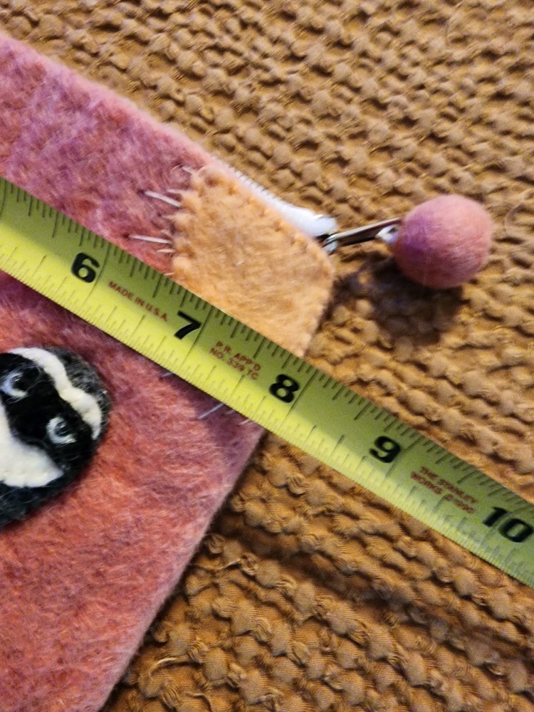Hand Crafted Felt: Sloth Pouch