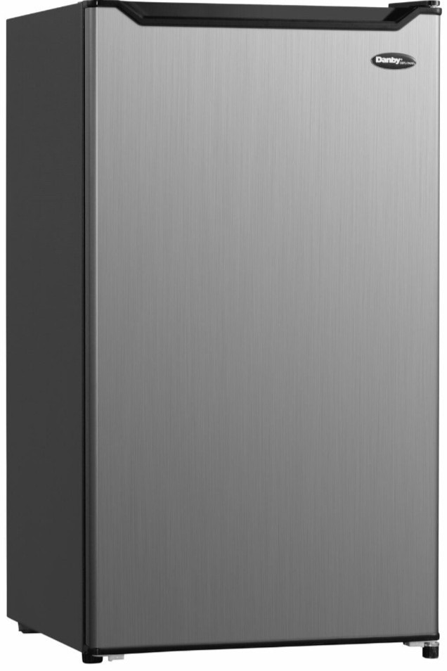 Danby 3.2 cu. ft. Compact Refrigerator Auto Defrost (Stainless Steel)