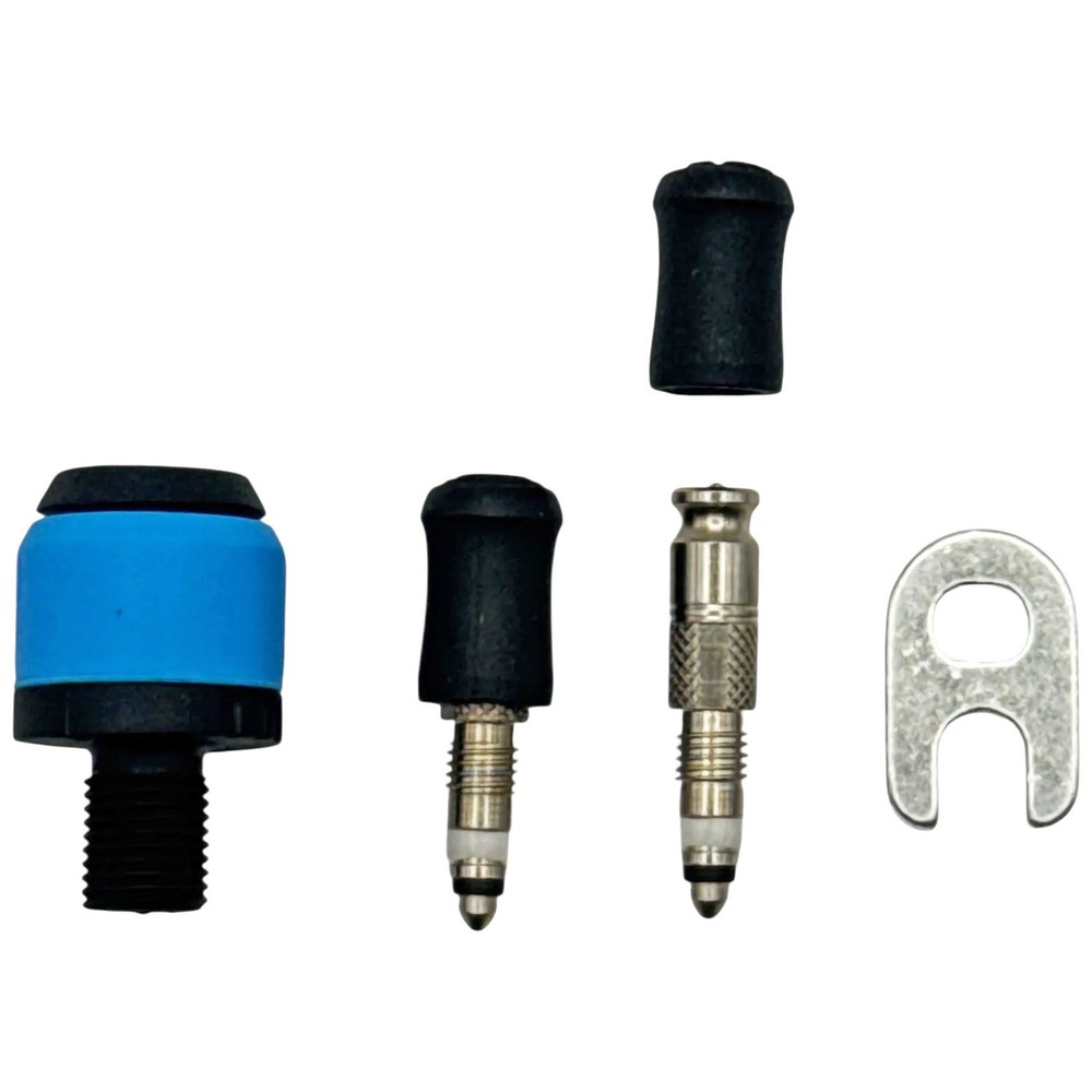 Clik Valve Core & Adapter Starter Set, Presta, Silver