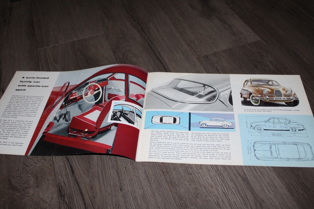 1961 Saab 96 sales brochure