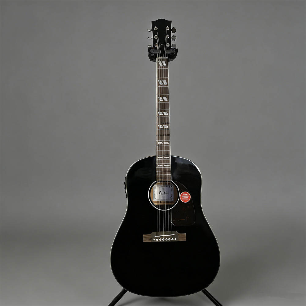 Custom J45 lectric Acoustic Guitar Solid Spruce Top Chrome Hardware Fast Ship