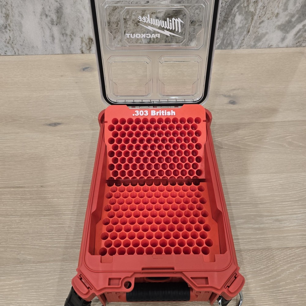 Custom Milwaukee Packout Insert -  .303 British Round Organizer