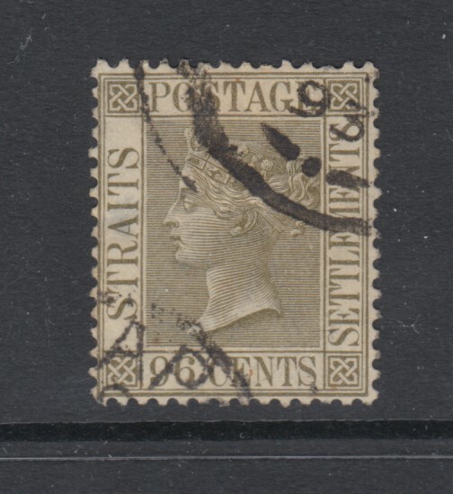 Straits Settlements, Scott 57 (SG 71), used (thin)