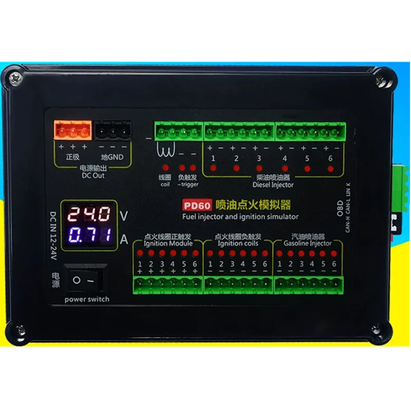 Fuel Injection Ignition Simulator ECU Maintenance Platform Testing Equipment