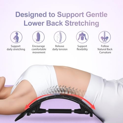 Adjustable Back Stretcher for Lower Back Stretching,Manual Spinal