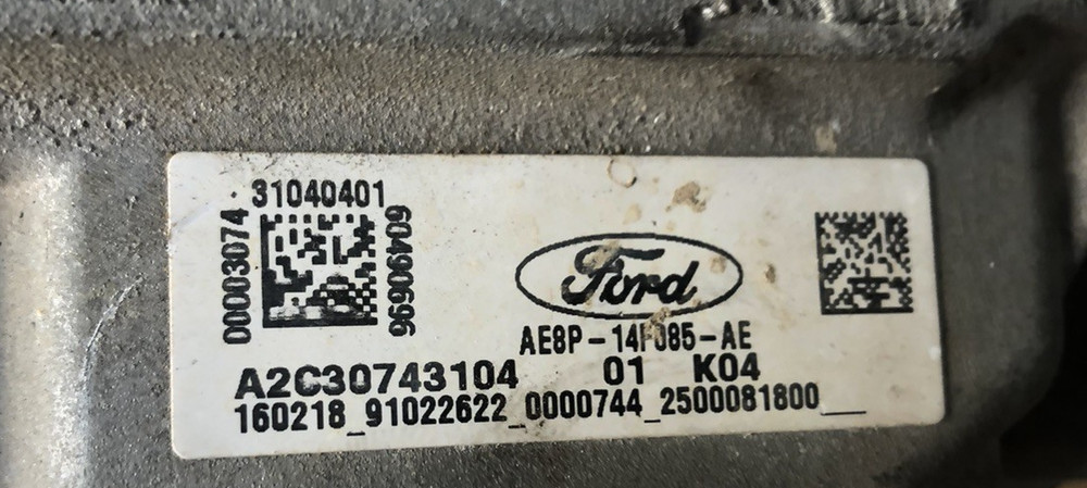 2016 Ford Focus Titanium 2.0L Transmission Control Module ALSi9Cu3(Fe)(Zn)
