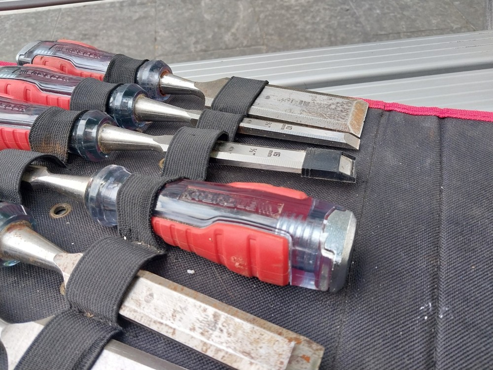 Xtorque Go-Thru Steel Core 9 Pce Chisel Set