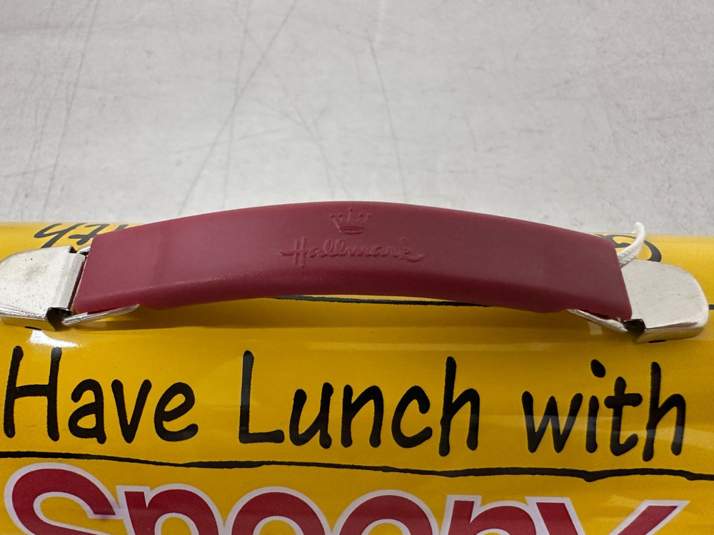 Snoopy PEANUTS Limited Edition NUMBERED Lunchbox Hallmark 2000 COA