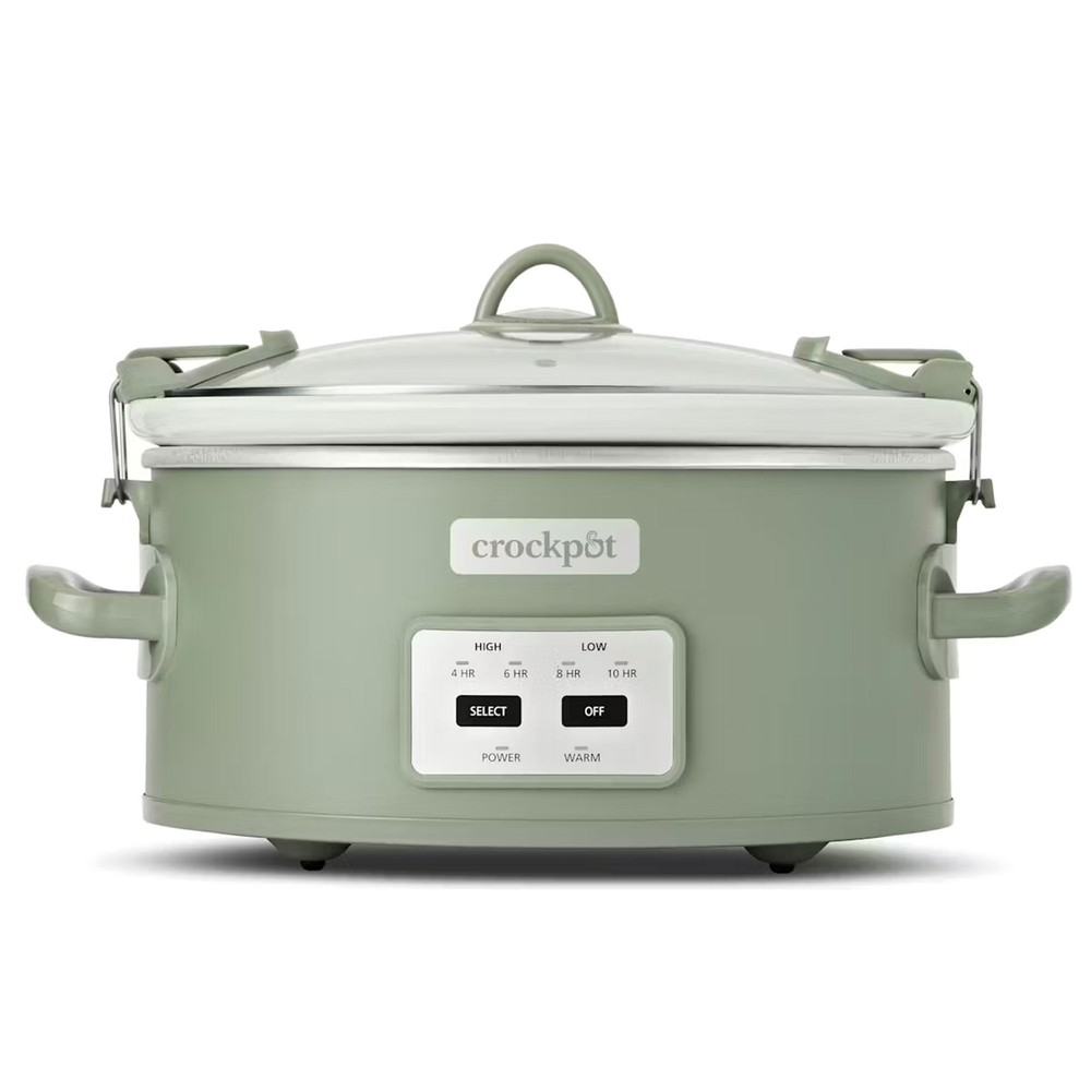 Crock Pot 6 Qt Cook & Carry Programmable Slow Cooker w/Locking Lid (Open Box)