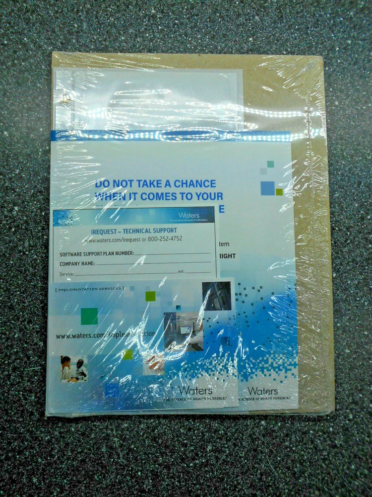 WATERS 720002242EN INSTALLATION EXCELLENCE KIT