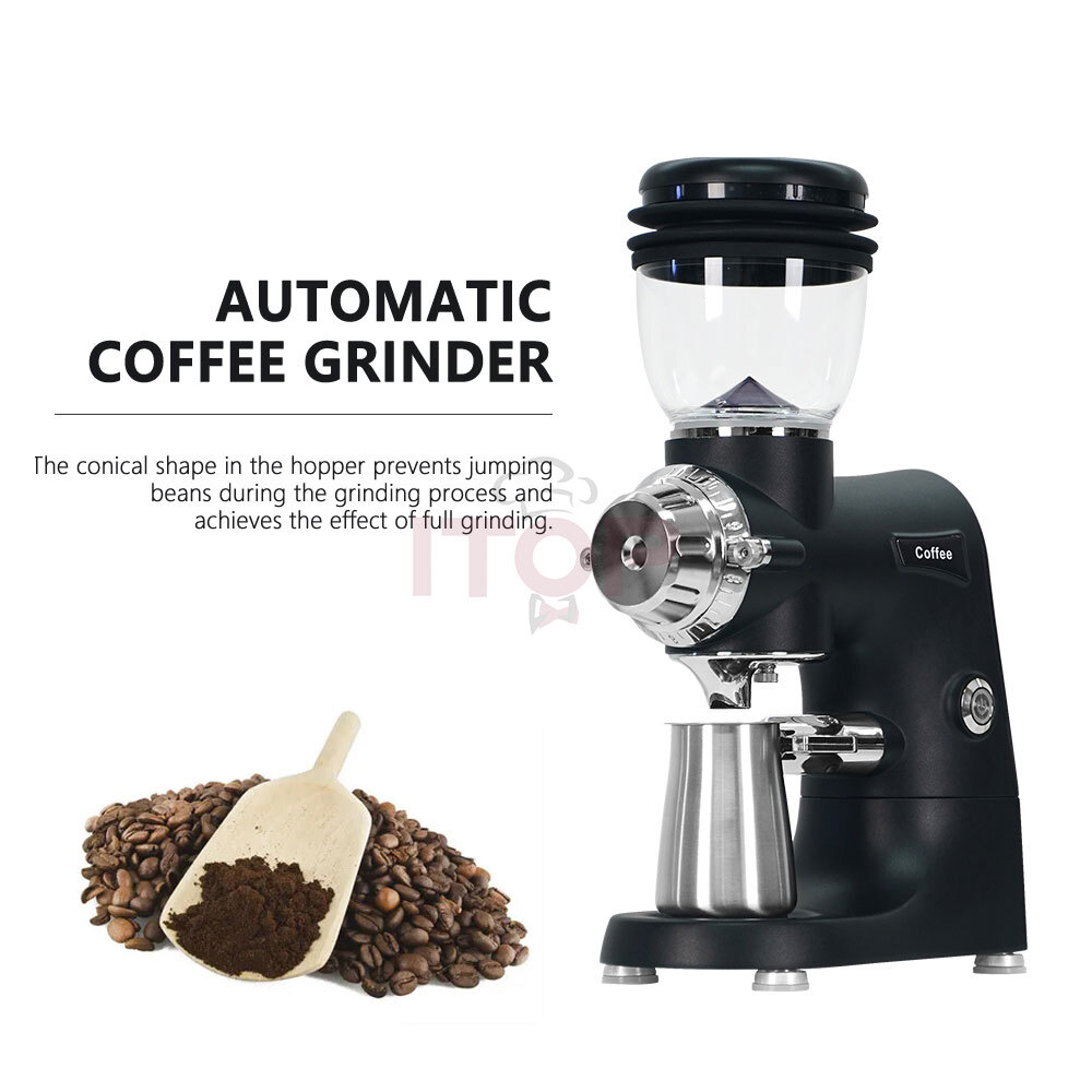 Automatic Coffee Mill Coffee Grinder 74MM Ghost Teeth Burr/Flat Burr 110-240V