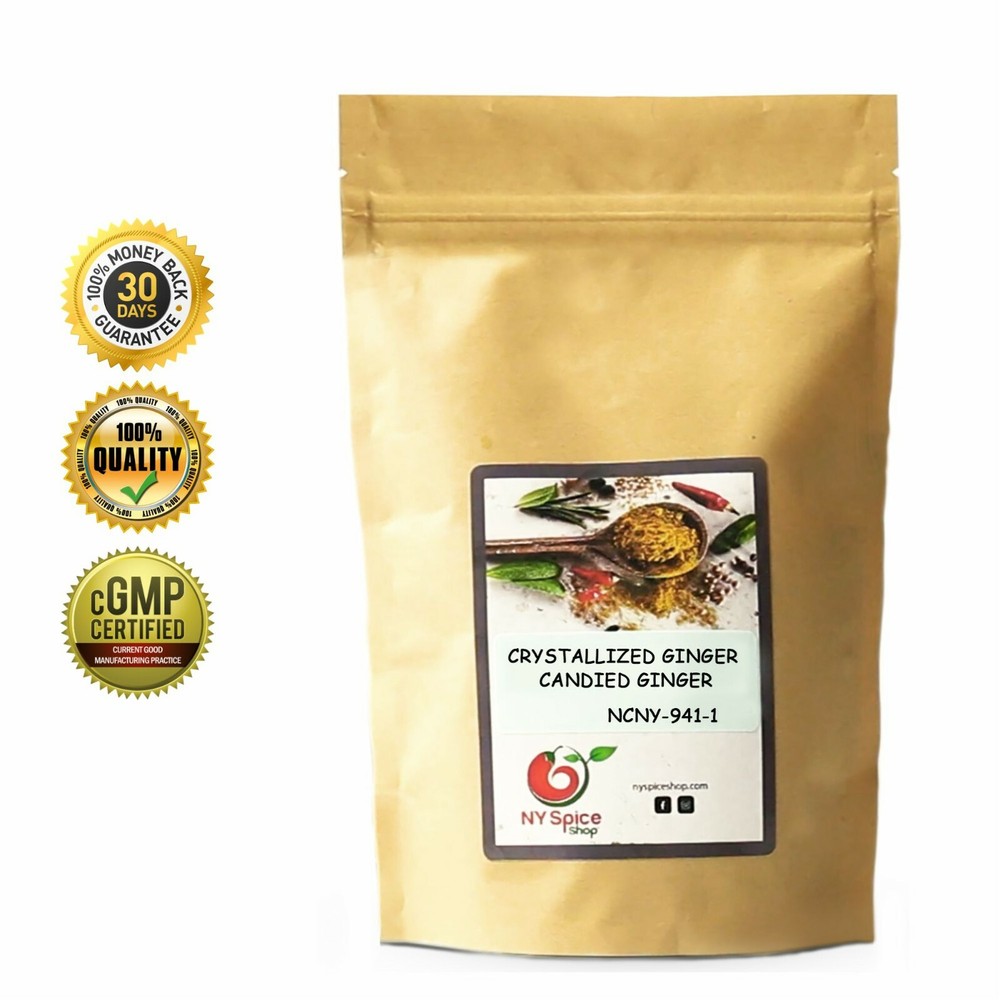 Crystallized Ginger Dehydrated Kosher Candied Sugar Slices Dried