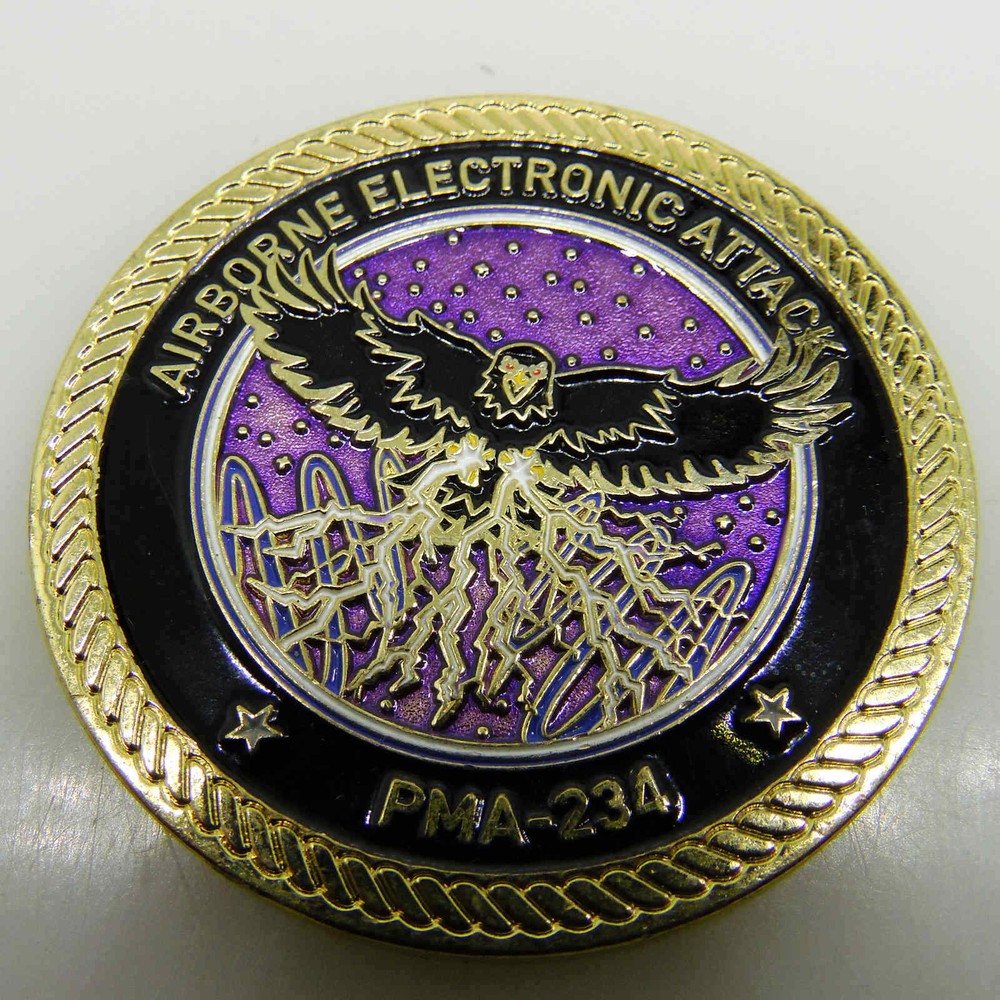 AIRBORNE ELECTRONIC ATTACK PMA-234 CHALLENGE COIN