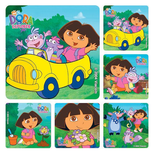Assorted Stickers Dora the Explorer, 100/Roll, PS270