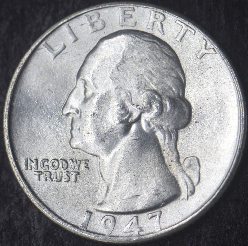 1947-D  Washington Silver Quarter Dollar 25C [ COINGIANTS ]