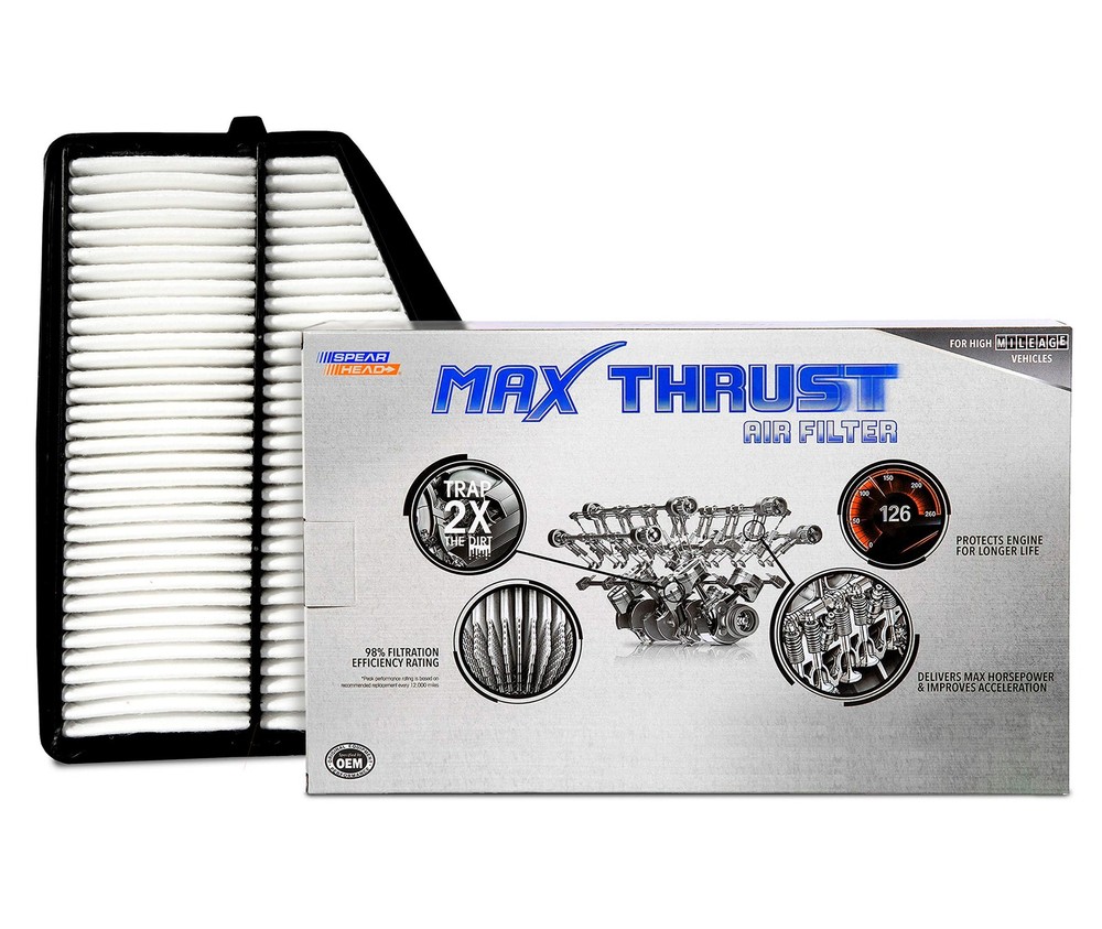 Spearhead Max Thrust Engine Air Filter Replacement | Fits MT-945 1-Pack