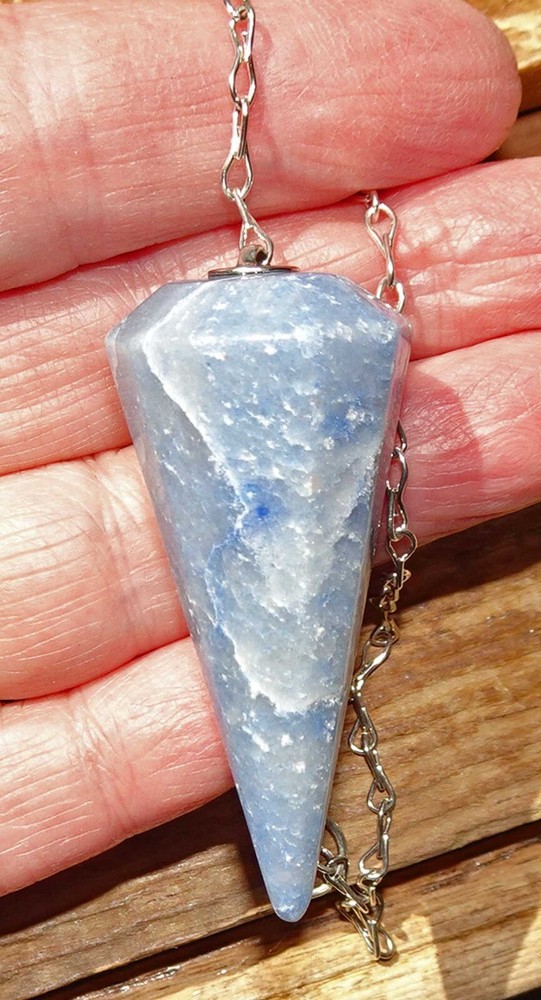 Blue Quartz Pendulum (Dumortierite)  p23