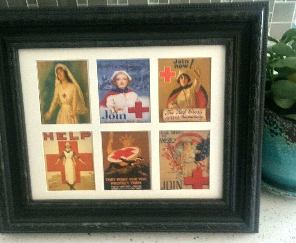 NURSES -  MINIATURE RECRUITMENT POSTERS -  (FRAMED   $50  or UNFRAMED  $27)