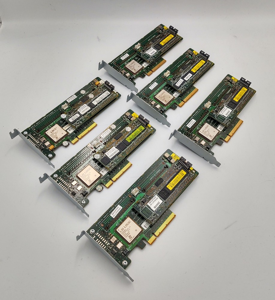 LOT OF 6 HP RAID SMART ARRAY P400 Controller