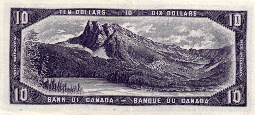 Canada 10 Dollars 1954 Pick # 79a