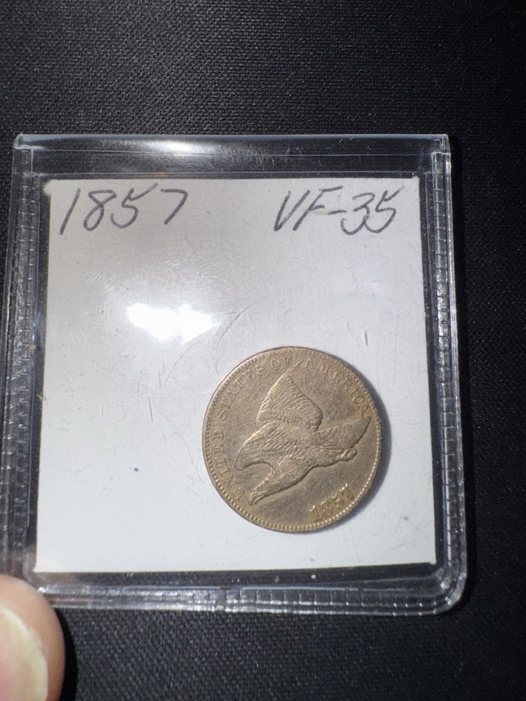 1857 Flying Eagle Cent Nice Original