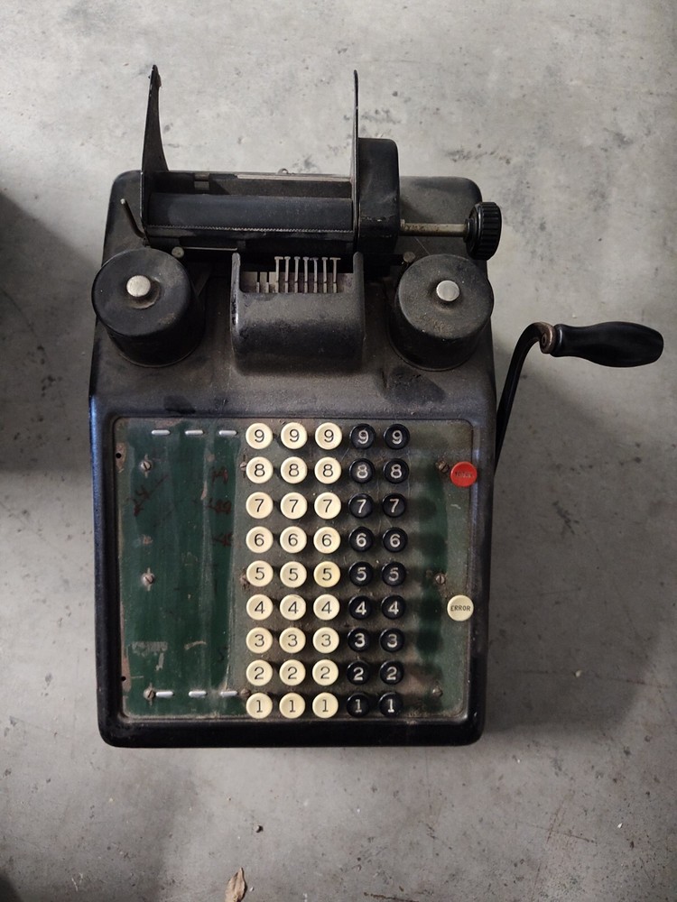 Vintage Burroughs Portable Adding Machine