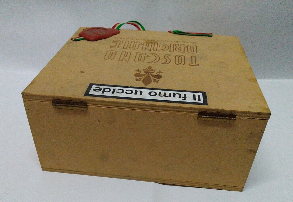 ORIGINAL TUSCAN CIGAR EMPTY WOODEN BOX