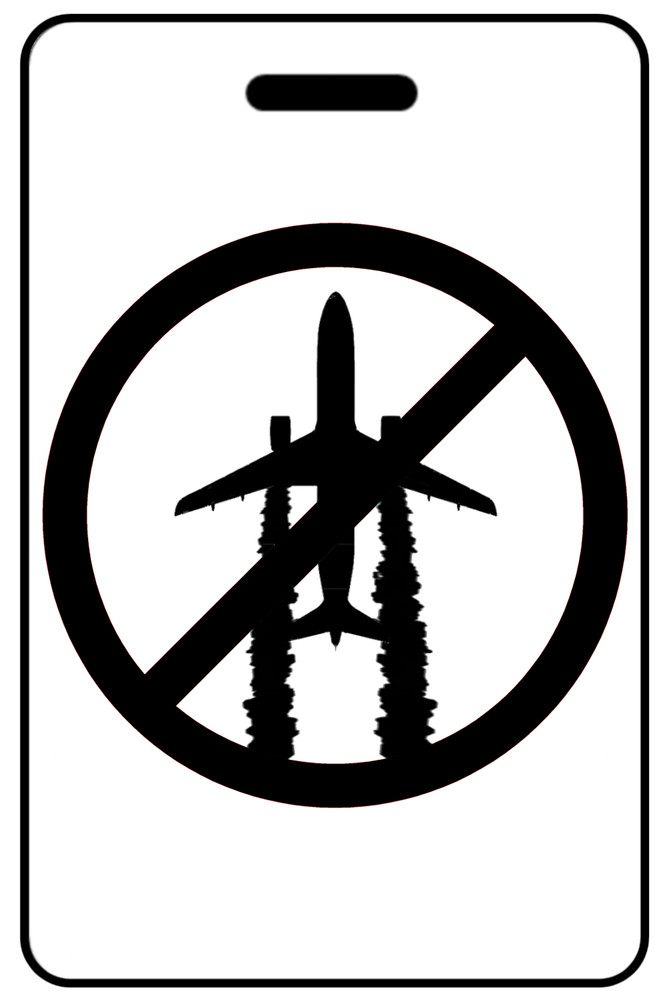 Personalized Ban ChemTrails Luggage/Bag Tag - Personalized