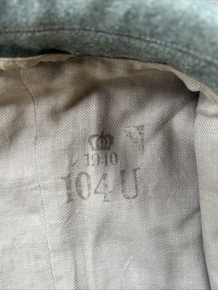 WW2 Swiss Army Wool Enlisted Uniform 1940 Dated (AA655
