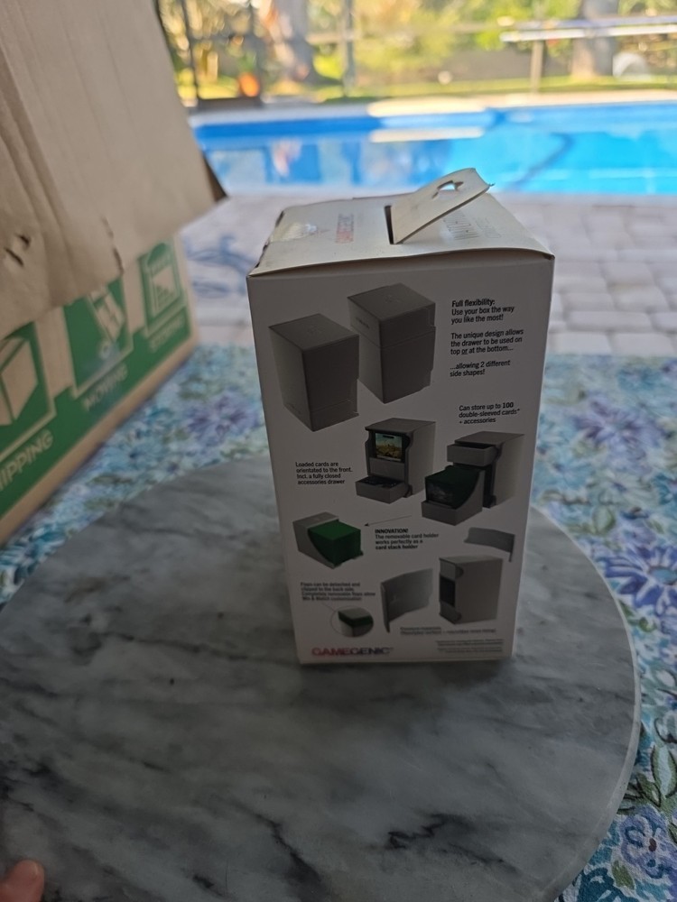 White Watchtower 100+ Convertible Deck Box Gamegenic
