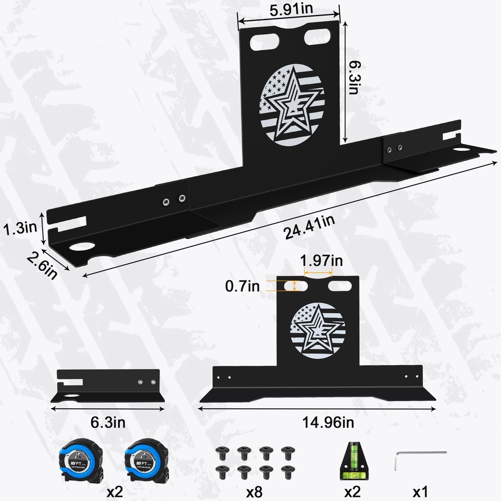 Wheel Alignment Tool with Imperial Tape Measure, Upgraded Automotiv... Fast Ship