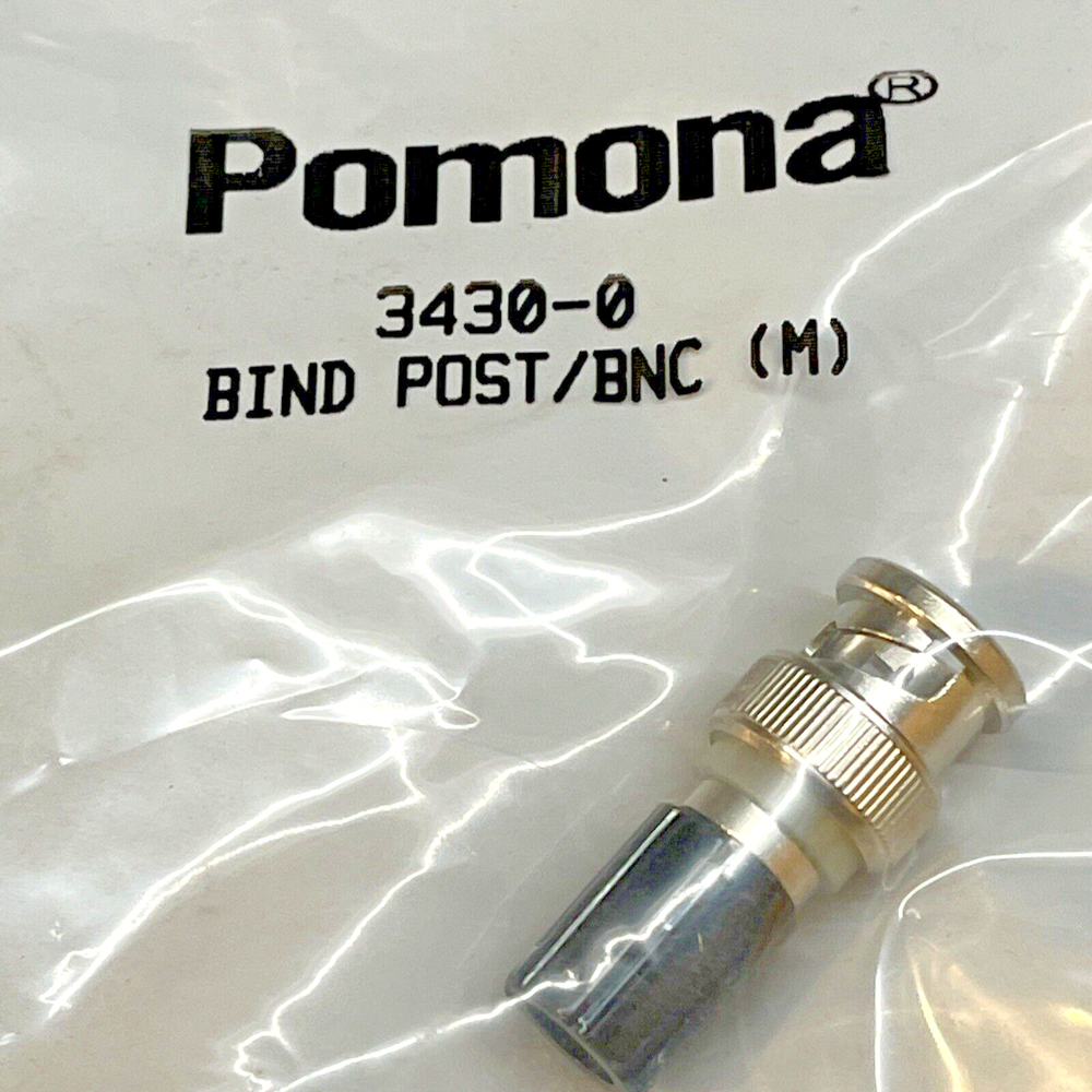 Pomona 3430-0 BNC to Binding Post Adapter (M)