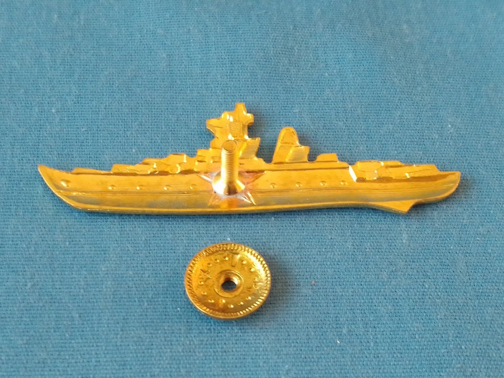 Pin. Badge. The ship's commander. USSR.