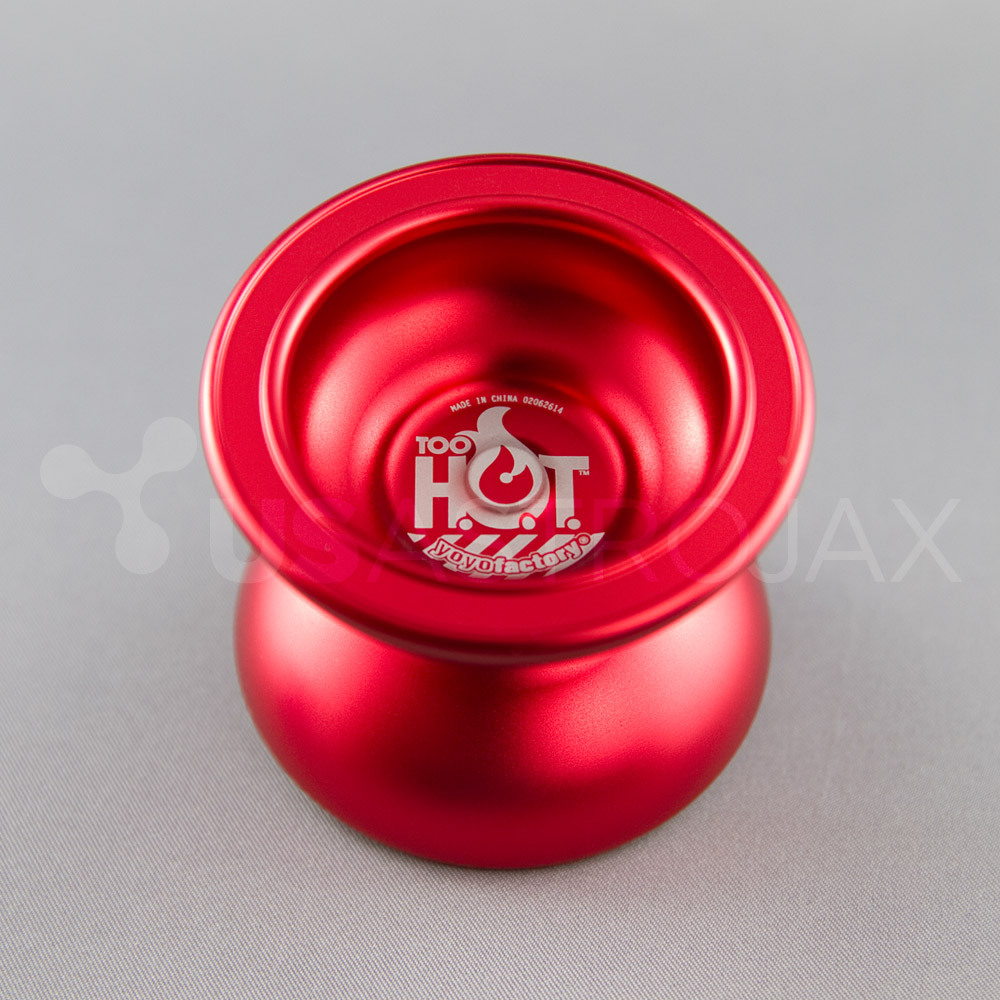 YoYoFactory Too HOT Yo-Yo - Red + FREE STRINGS