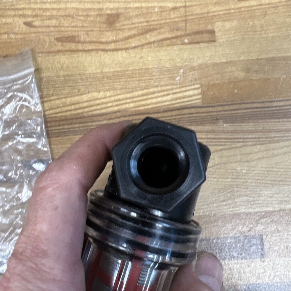 Banjo Lstm050-50C T-Line Strainer Polypropylene Clear Bowl 50 Mesh