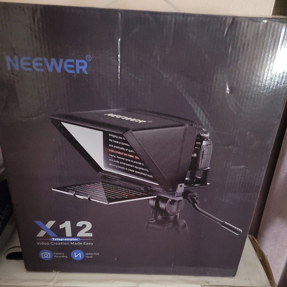NEEWER X12 Aluminum Teleprompter with RT-110 Remote Control Bluetooth