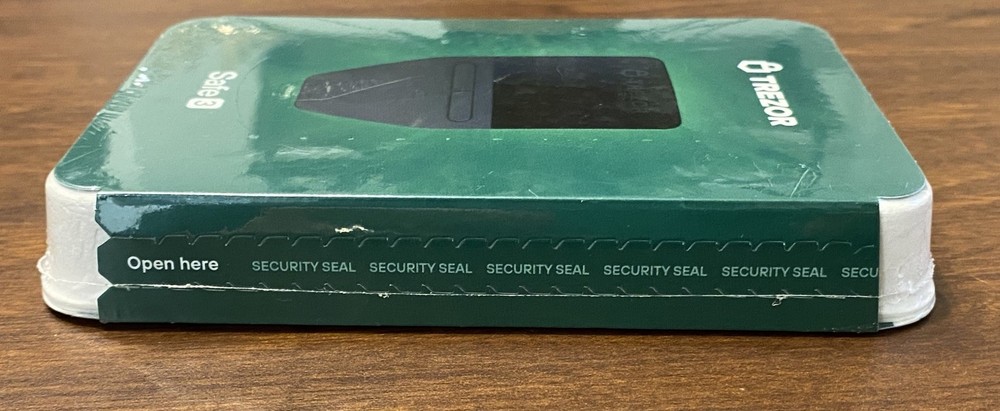 Trezor Safe 3 Passphrase Element Protected Crypto Hardware Wallet - Sealed