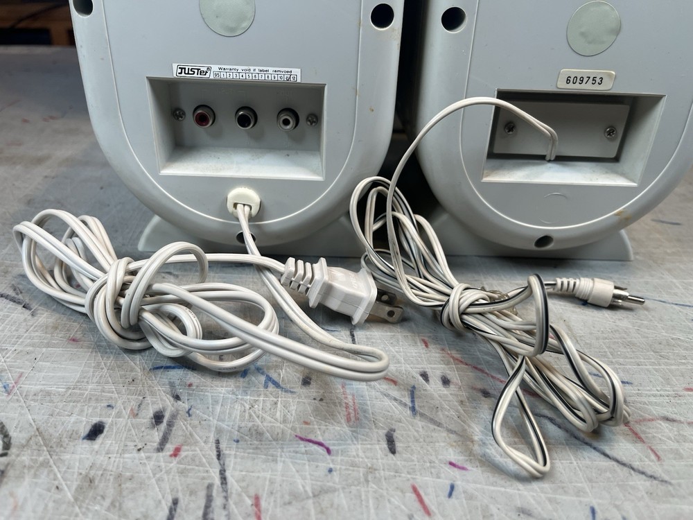 Vintage Juster Active 85 Multimedia Speaker System Integrated Amplifier Tested