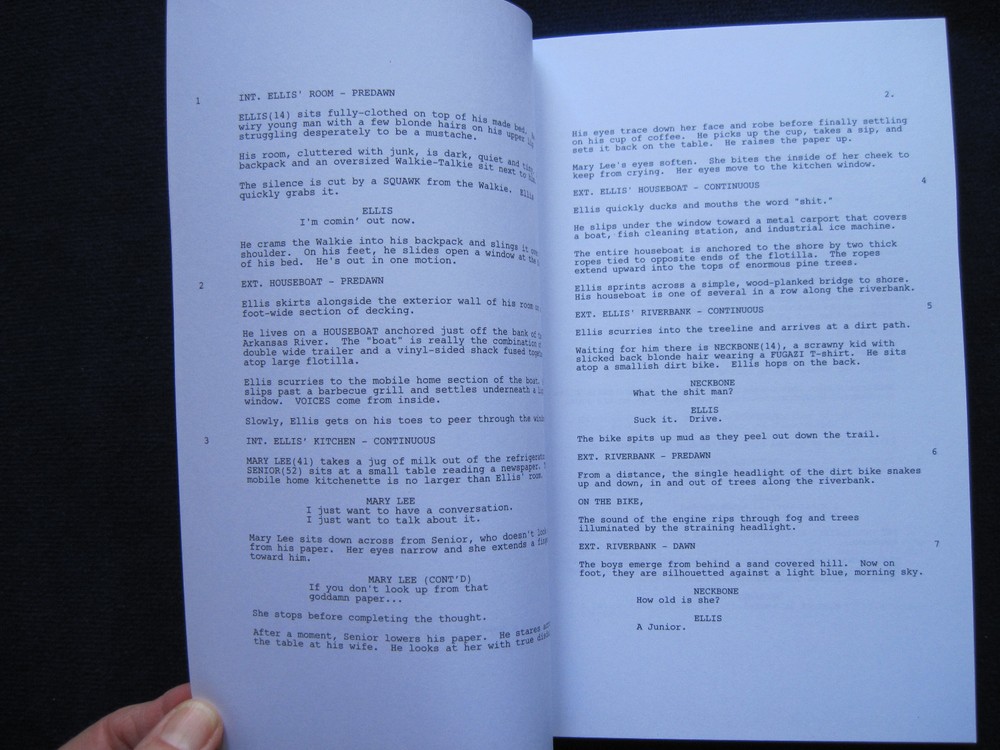 MUD Film Script 1st Appearance in Book Form MATTHEW MCCONCAUGHEY, SAM SHEPARD