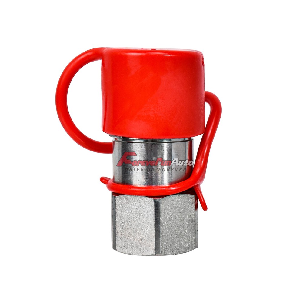 2 Sets 3/4" NPT Flat Face Hydraulic Quick Connect Couplers Couplings Skid Steer