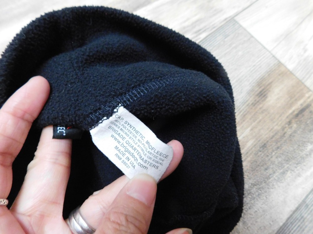 US ARMY POLARTEC MICROFLEECE BLACK CAP