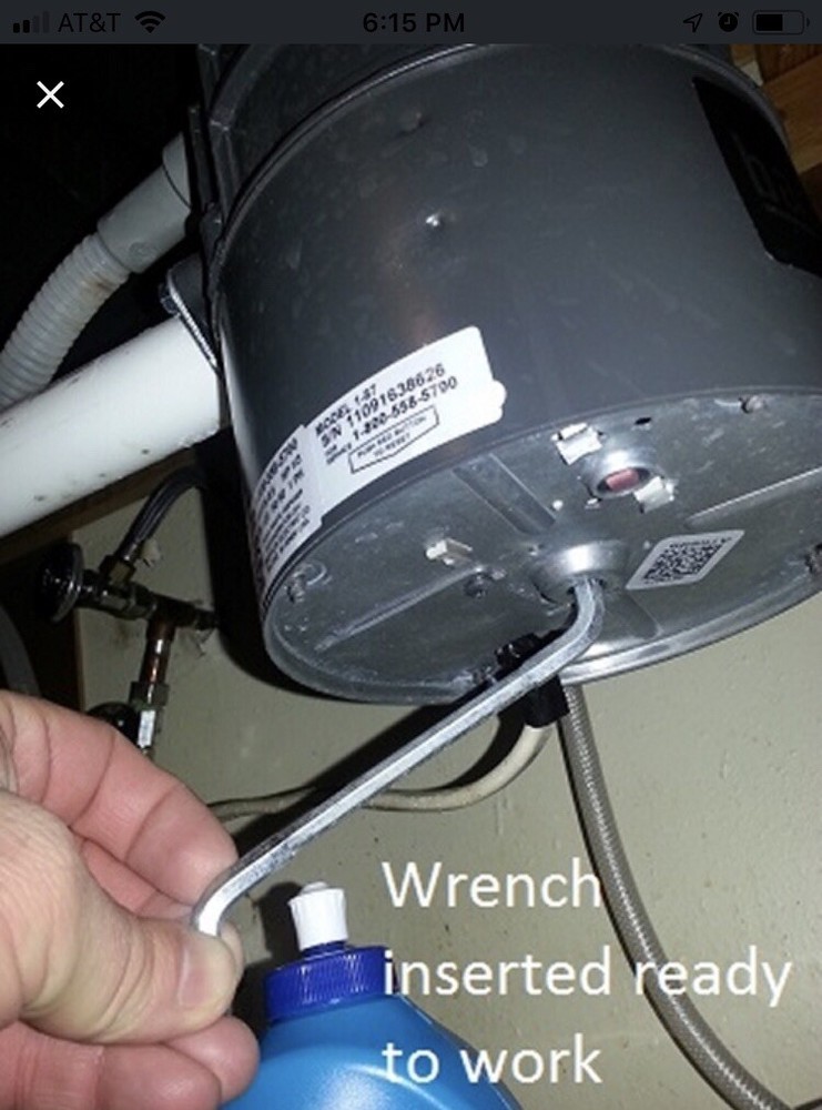 Garbage disposal tool Kitchen Sink InSinkErator Jam-Buster Pluming Hex Wrench ;)