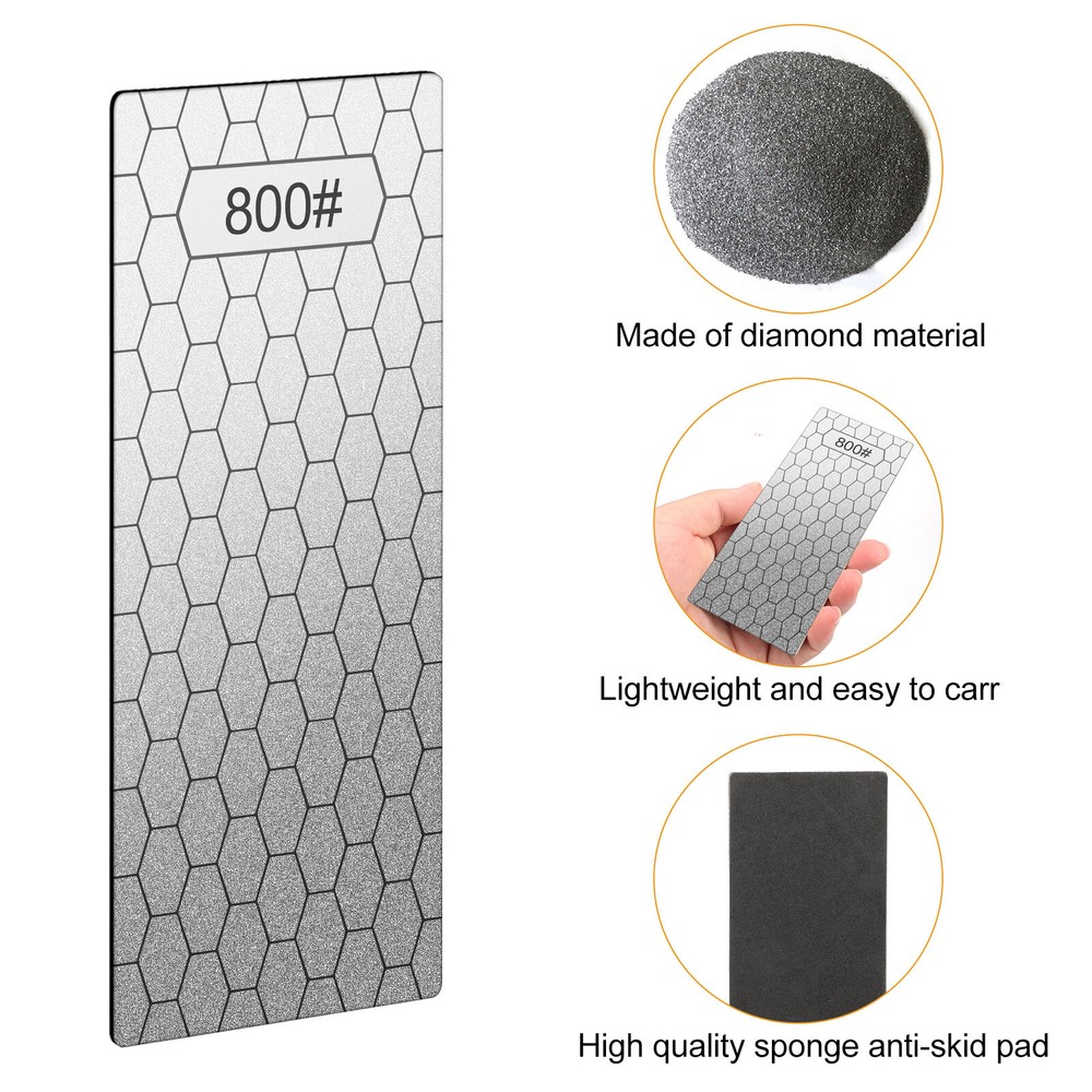 5pcs Diamond Sharpening Stone Knife Sharpener Grindstone Whetstone Kitchen Tools