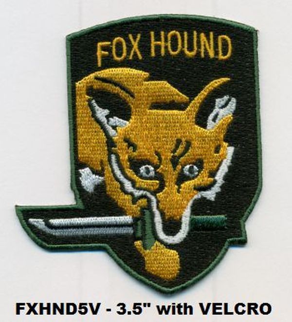 Foxhound Patch For Uniforms - FXHND5V