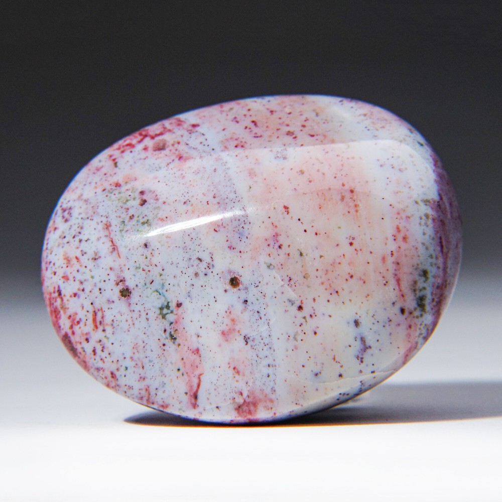 Genuine Polished Ocean Jasper Palm Stone