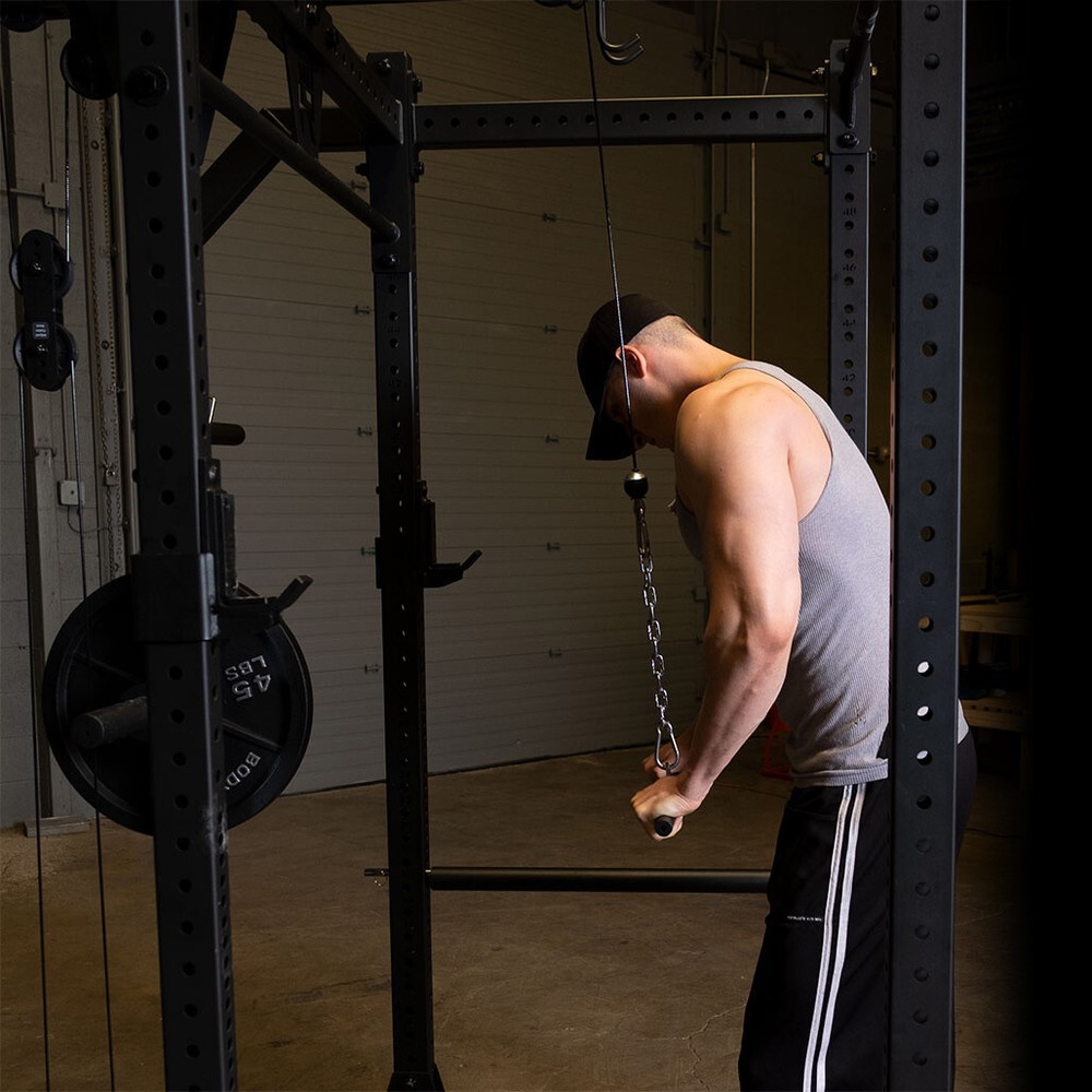 Rugged Power Rack Lat Attachment